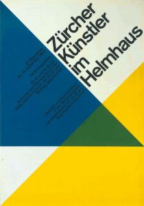ハンス・ノイブルク 《「チューリヒの作家たち展」ポスター》1965、宇都宮美術館蔵