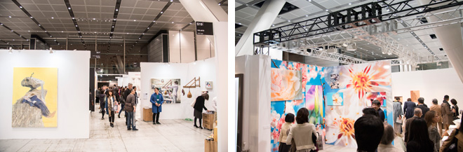  記念すべき10回目を迎えたアートフェア東京2015。世界30都市から、132軒のギャラリーが出展している。