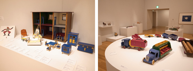 日本で初めて紹介されるADOの玩具シリーズ。オランダ・モダン・デザインは人間味にあふれている。デザインと指導にあたったデザイナーのコー・フェルズーは、子どもの美的感性や想像力を伸ばすことを重視した。
