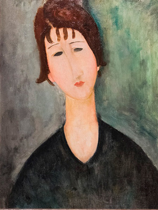 アメデオ・モディリアーニ 《女の肖像》 1917-1920年
