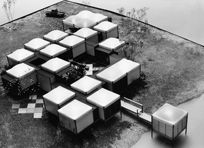 22 エクスペリメンタル・ハウス模型　1957年 Photo: Vitra Design Museum Archiv 